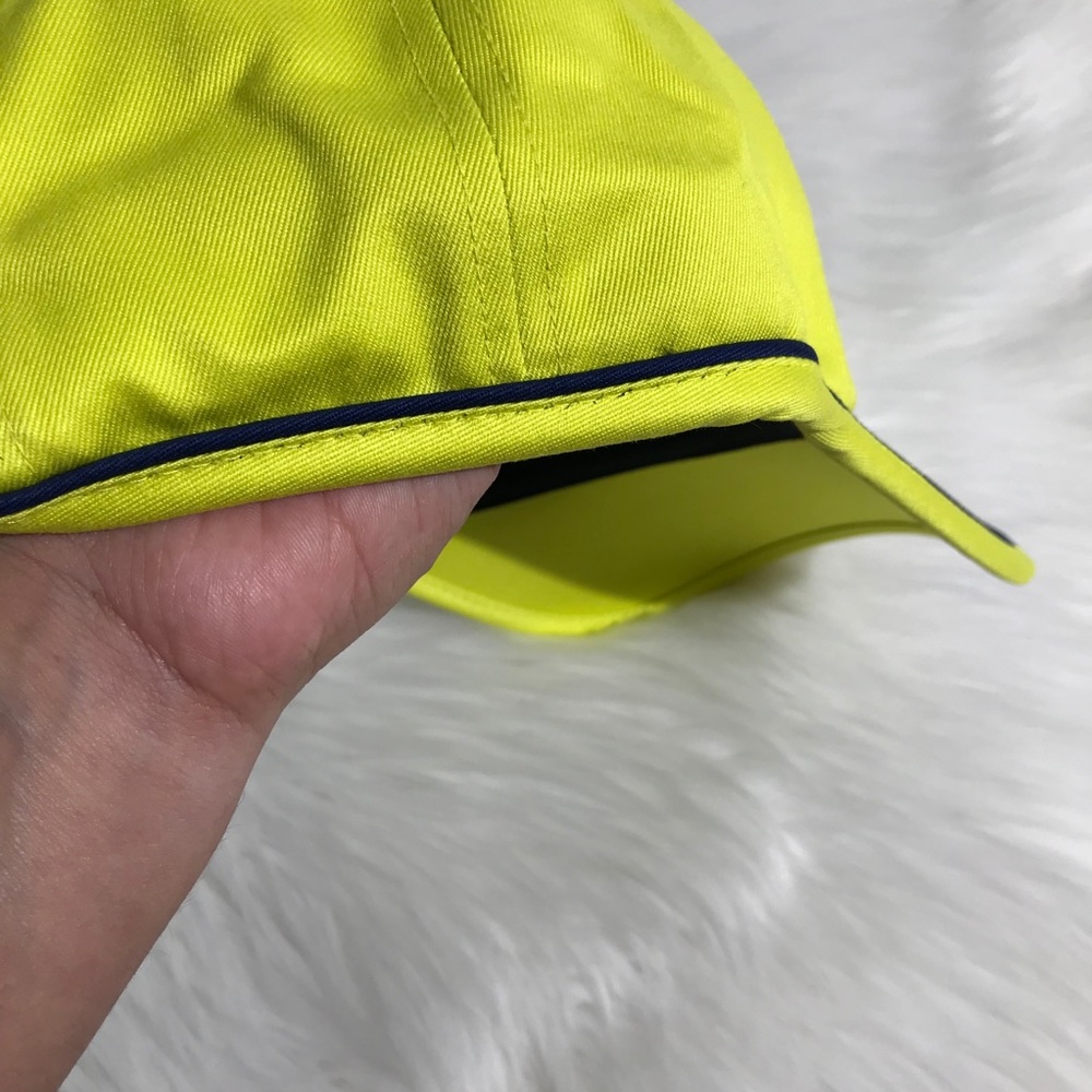 Supreme Authentic 6-Panel Cap Hat Bright Yellow - Picture 9 of 9